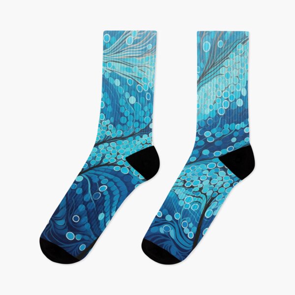 Item preview, Aboriginal Inspired Dot Art - With Underwater Plants designed and sold by GrinGalore.