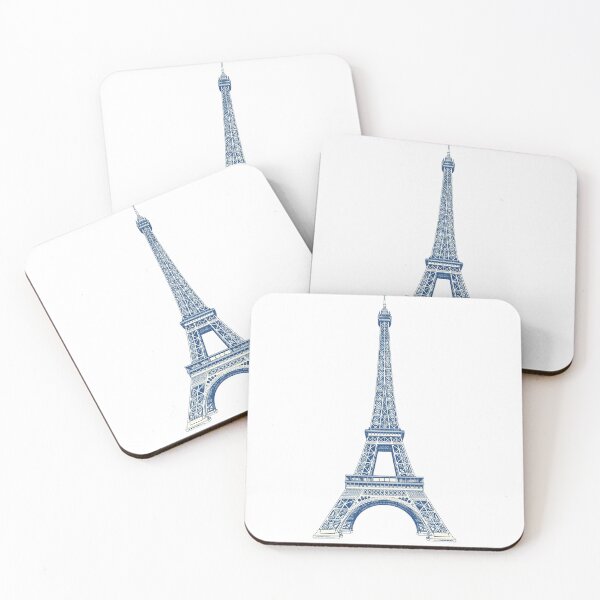 Item preview, Eiffel Tower Paris Illustration designed and sold by ArtSparkCo.