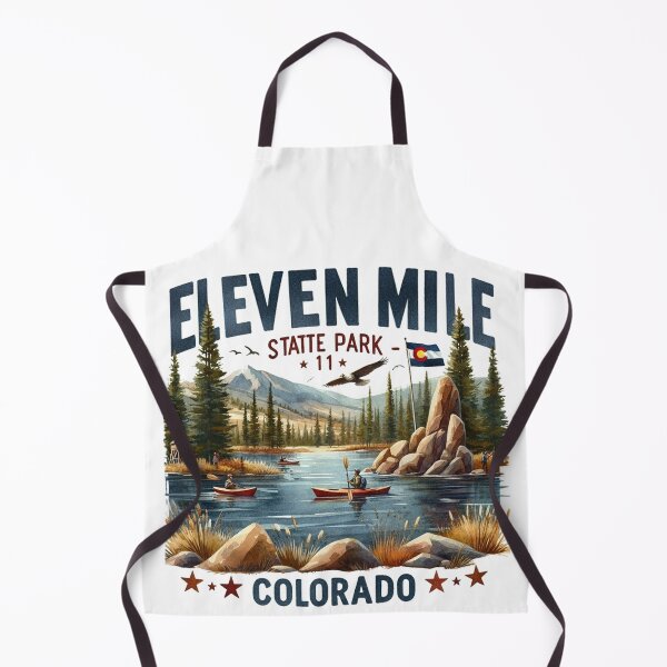 Item preview, Eleven Mile State Park Colorado Live Love Camp Retro In Camping Hiking Outdoor Adventure designed and sold by HaydenMillepied.