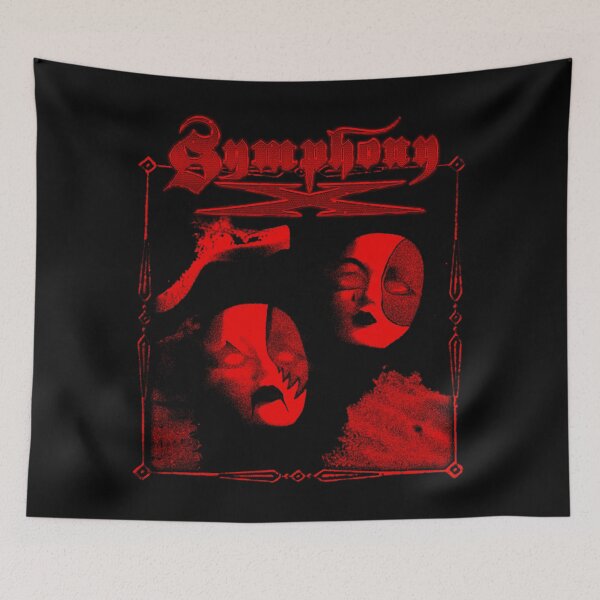 Item preview, Red Silhouette Metal Band designed and sold by nerdyygraphic.