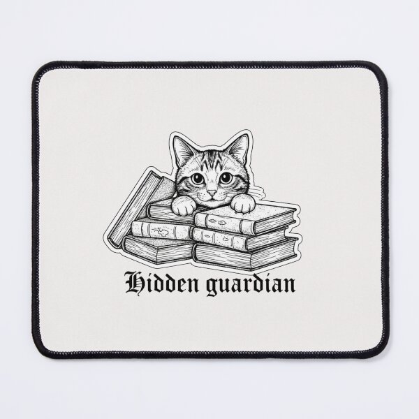 Item preview, Hidden Guardian – Mysterious Cat Art designed and sold by MedIA-store.