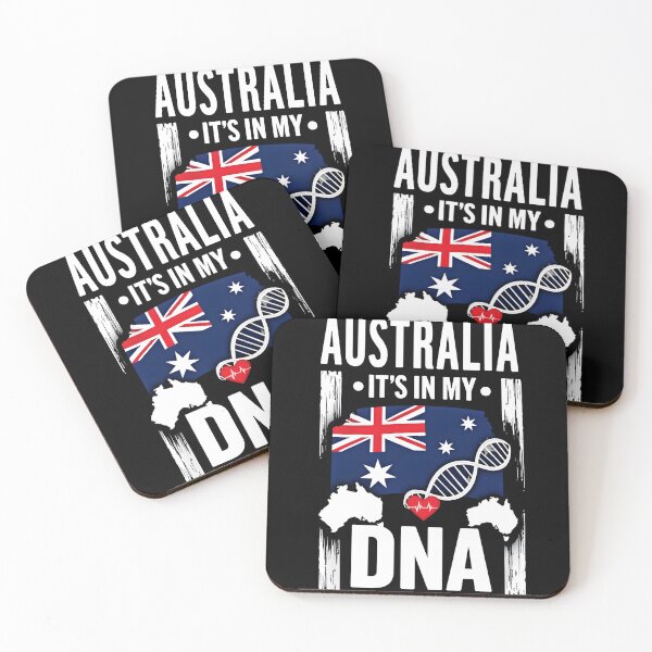 Item preview, Australia It's in My DNA Heartbeat designed and sold by OVAGEAR.