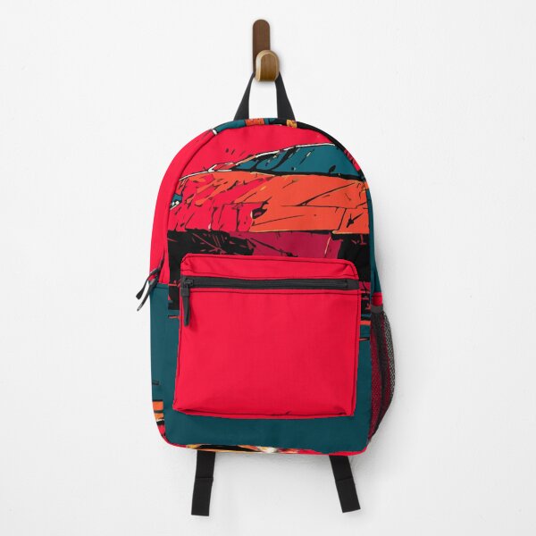 Item preview, Minimalist Red Lamborghini – Bold Supercar on Red Background designed and sold by Moss and Moon Studio.