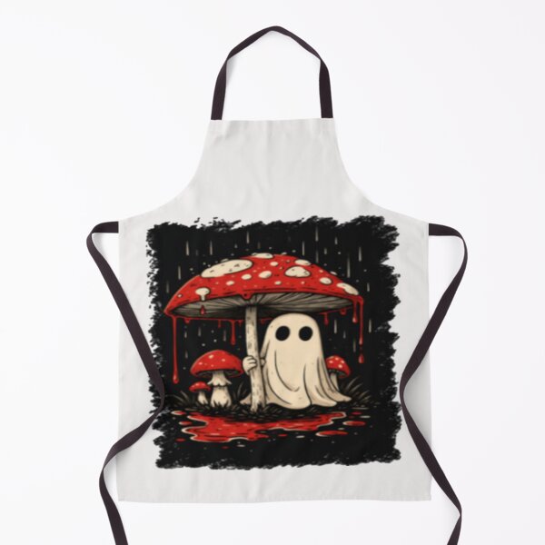 Item preview, halloween ghost with mushroom designed and sold by szydelkowanika.