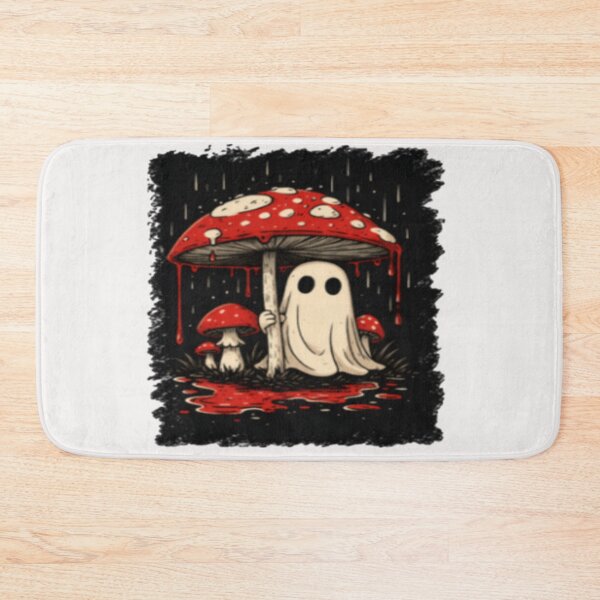 Item preview, halloween ghost with mushroom designed and sold by szydelkowanika.
