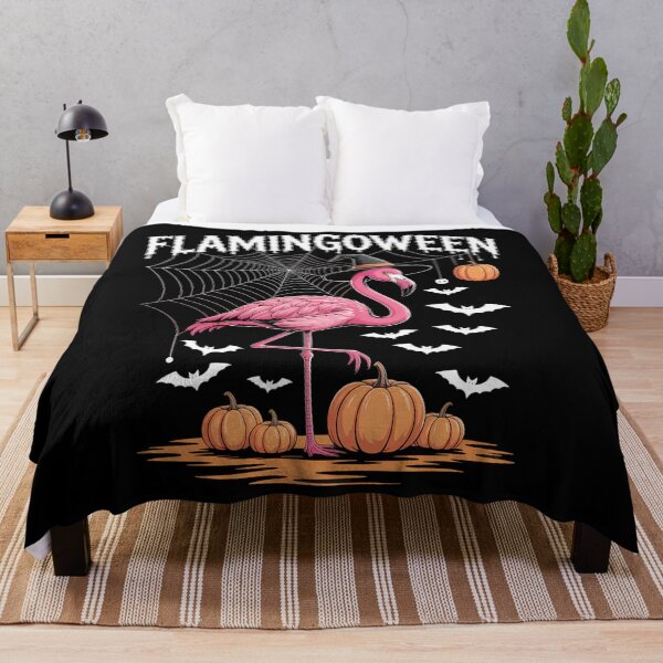 Item preview, Flamingoween Pink Flamingo Witch Hat Pumpkin Halloween designed and sold by ValerieRodrigue.