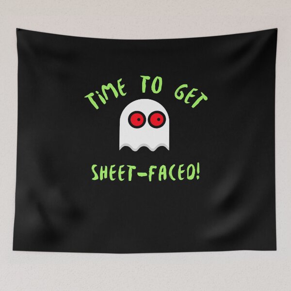 Item preview, Halloween: Time to get sheet-faced designed and sold by AlfredsTees.