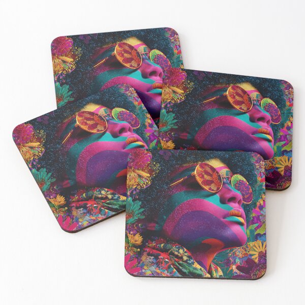Item preview, Vibrant Psychedelic Collage designed and sold by bapupa.