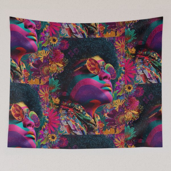 Item preview, Vibrant Psychedelic Collage designed and sold by bapupa.