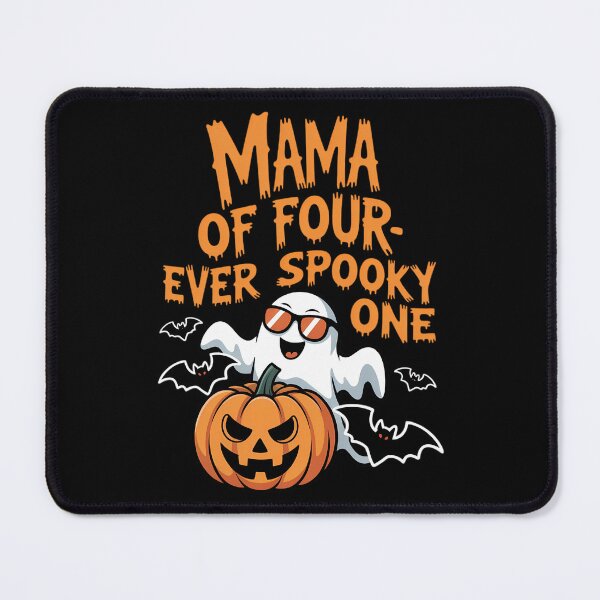 Item preview, Mama of Four-ever Spooky One Halloween 4th Birthday Party designed and sold by ValerieRodrigue.