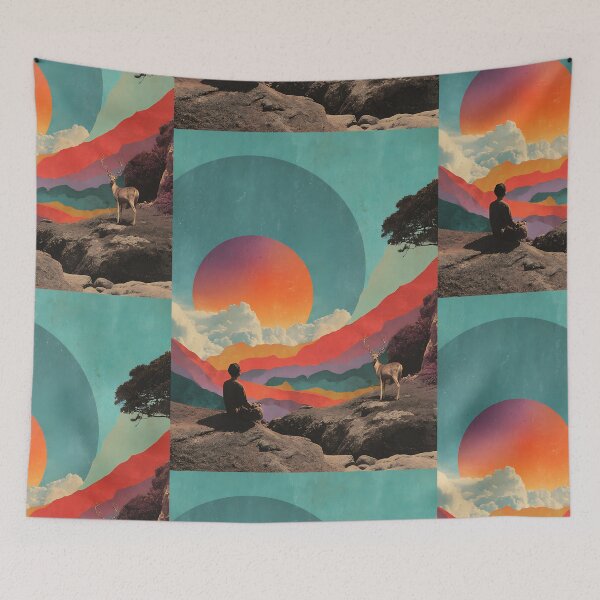 Item preview, Trippy Psychedelic Collage designed and sold by bapupa.