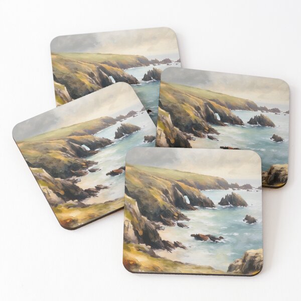 Item preview, Rugged coast designed and sold by Island Art Studios.