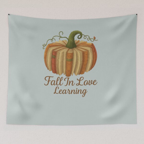 Item preview, Fall In Love Learning – Book Pumpkin (Teacher & Reading Design) designed and sold by Right-UR.