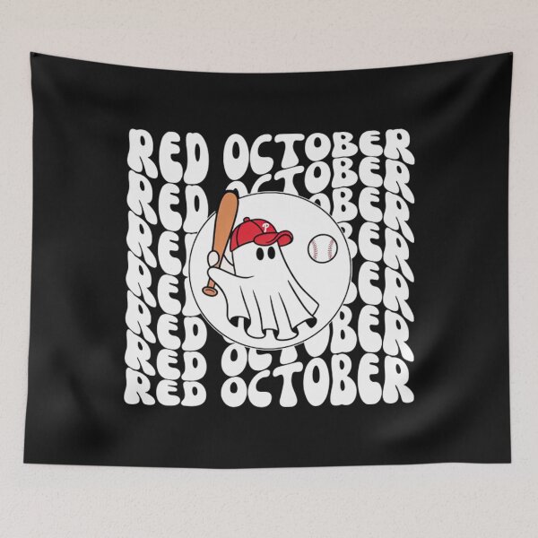Item preview, Red October Retro Wave Phillies Ghost Red designed and sold by LilianChampl.