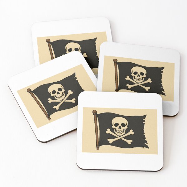Item preview, Pirate flag cartoon style  designed and sold by 123Will.