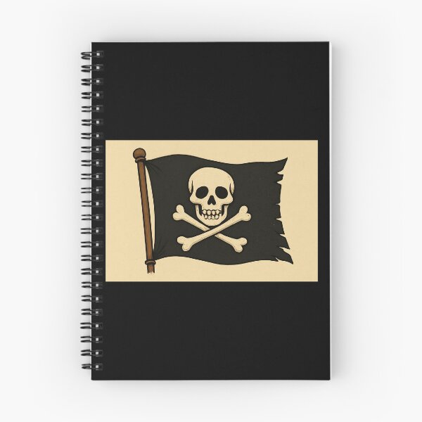 Item preview, Pirate flag cartoon style  designed and sold by 123Will.