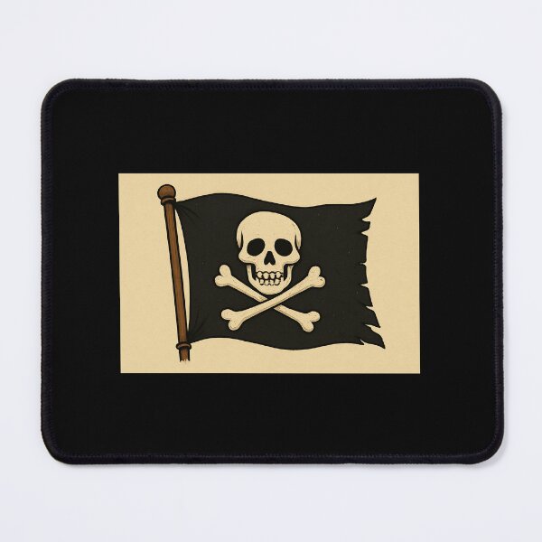 Item preview, Pirate flag cartoon style designed and sold by 123Will.