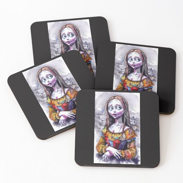 Item preview, Gothic Horror Illustration - Haunting Patchwork Doll designed and sold by ArtisticDesignsbyLinda.