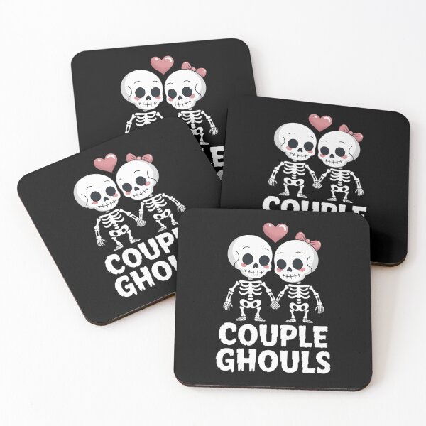 Item preview, Spooky lovers Couple Goals Couple Ghouls for Halloween designed and sold by ValerieRodrigue.
