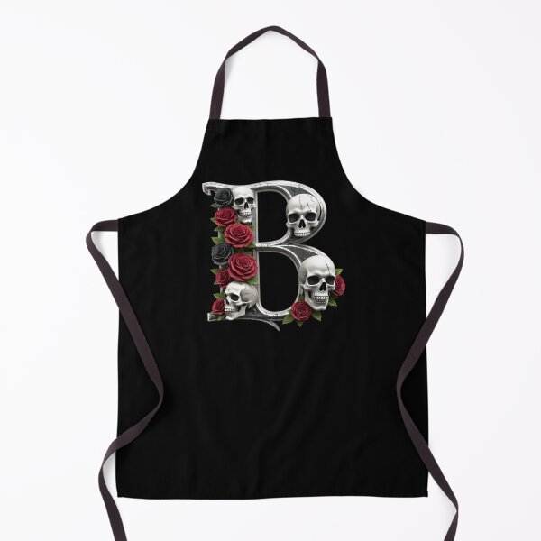 Item preview, B, Ornate Skull Halloween Letters, Gothic Font, Halloween Alphabet Print, Spooky Letters for Hoodie & Merch designed and sold by TheGaliyaStudio.