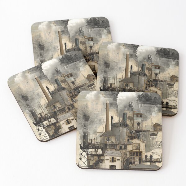 Item preview, Industrial Steampunk Collage designed and sold by bapupa.