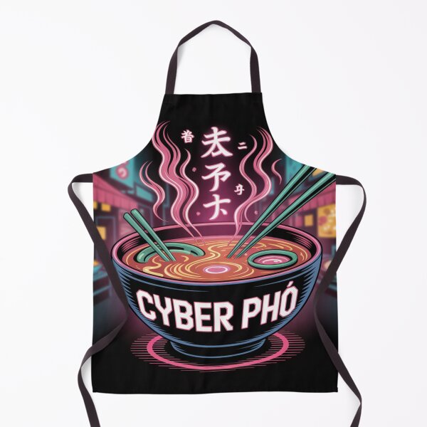 Aperçu de l'œuvre Cyber Pho - Soupe de nouilles vietnamienne futuriste créée et vendue par RDRdesign.