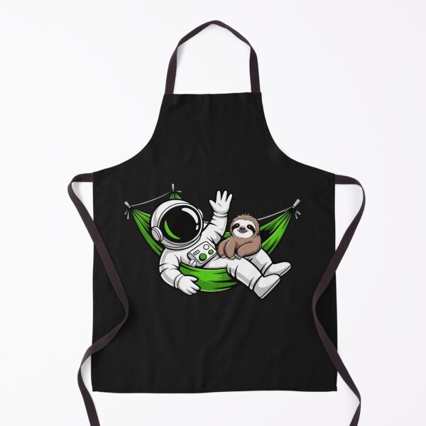 Item preview, Astronaut with Sloth – Neon Summer Relaxing Space Design designed and sold by ColorSplash123.