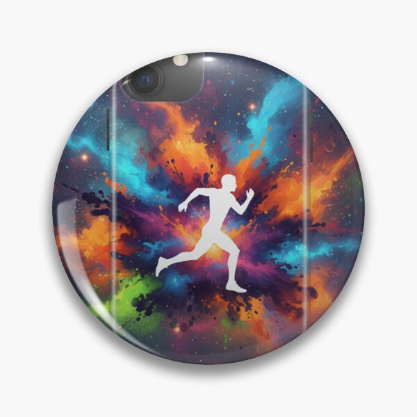 Item preview, Cosmic Motion | Vibrant Abstract Athlete  designed and sold by FusionOfTrends.