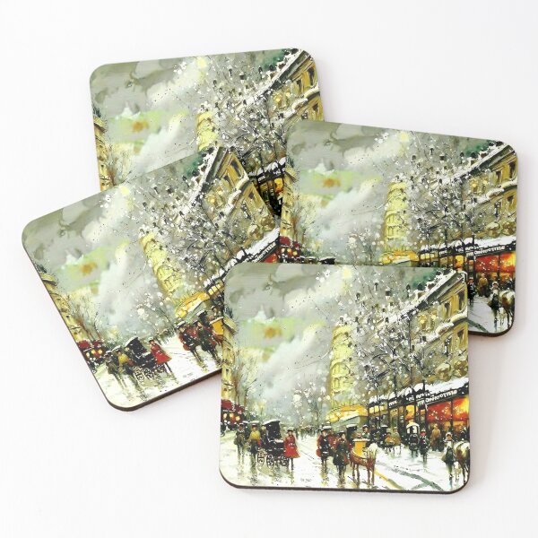 Item preview, Boulevard des Capucines in Paris, a Belle Époque Streetscape (4) designed and sold by artdesignsnow.