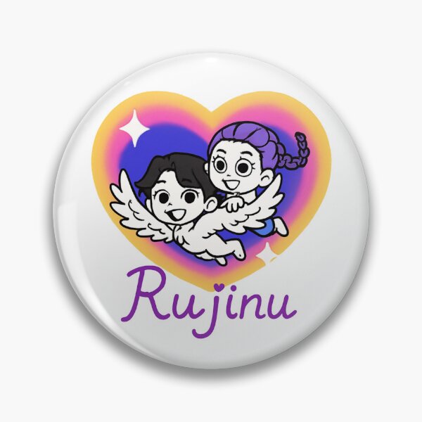 Item preview, Kpop Demon Hunters Rujinu Heart Emblem designed and sold by nighto-0W.