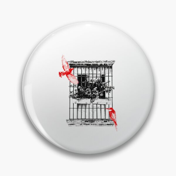 Item preview, Birds And Old Windows  designed and sold by Olincristie.