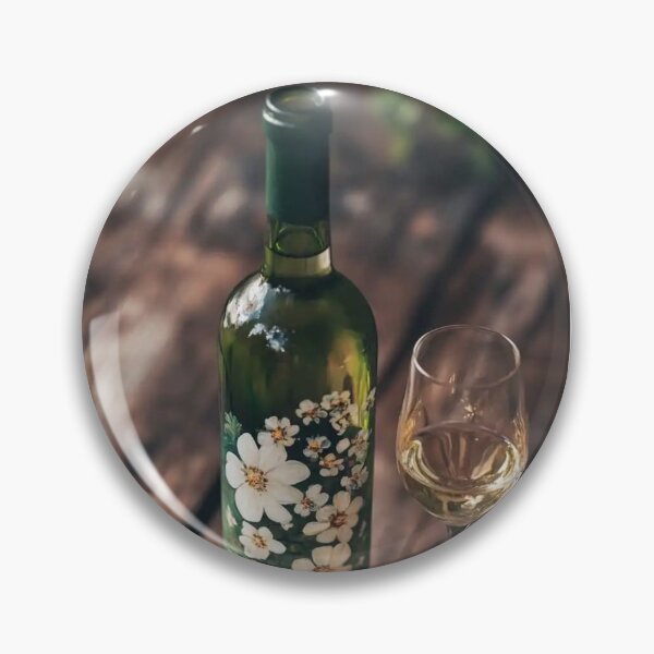 Item preview, Good Time Wine Bottel and Glass designed and sold by SpandanShop.