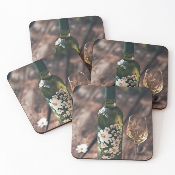 Item preview, Good Time Wine Bottel and Glass designed and sold by SpandanShop.