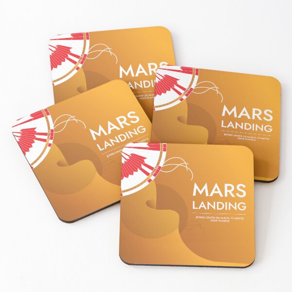 Item preview, Mars Landing. Jezero Crater (Pop) designed and sold by BGALAXY.