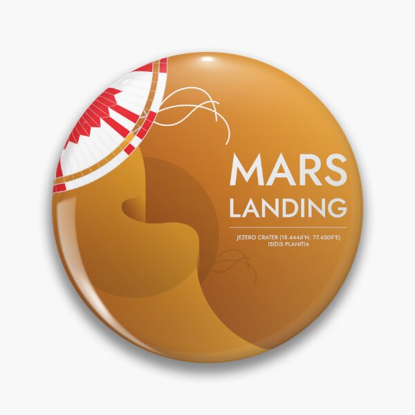 Item preview, Mars Landing. Jezero Crater (Pop) designed and sold by BGALAXY.