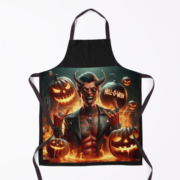 Item preview, Helloween Devil Rock Horror Flame designed and sold by Voodoo Store Paranormal Collections.