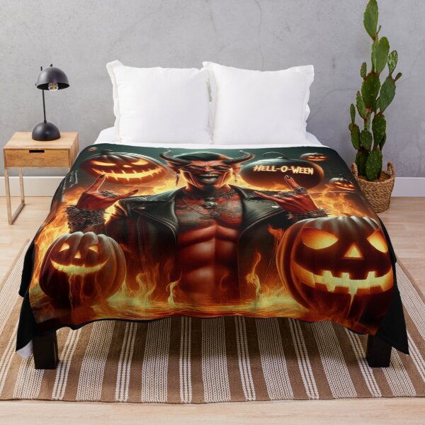 Item preview, Helloween Devil Rock Horror Flame designed and sold by Voodoo Store Paranormal Collections.