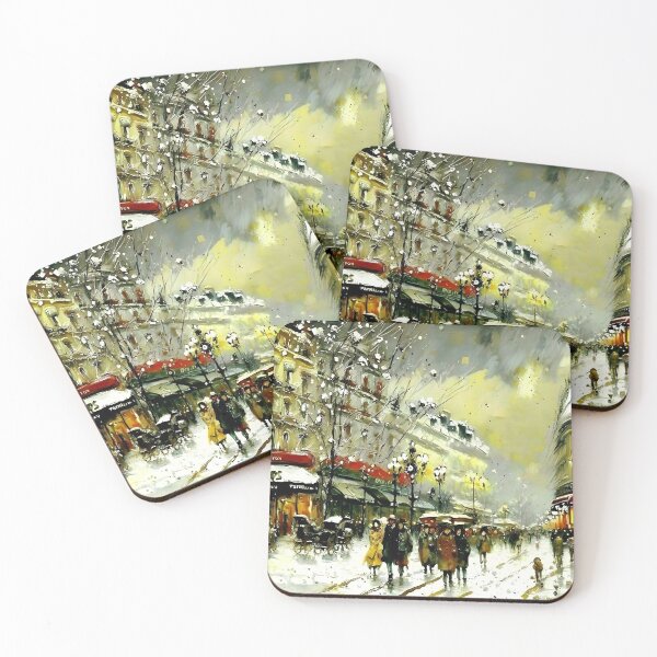 Item preview, Boulevard des Capucines in Paris, a Belle Époque Streetscape (5) designed and sold by artdesignsnow.