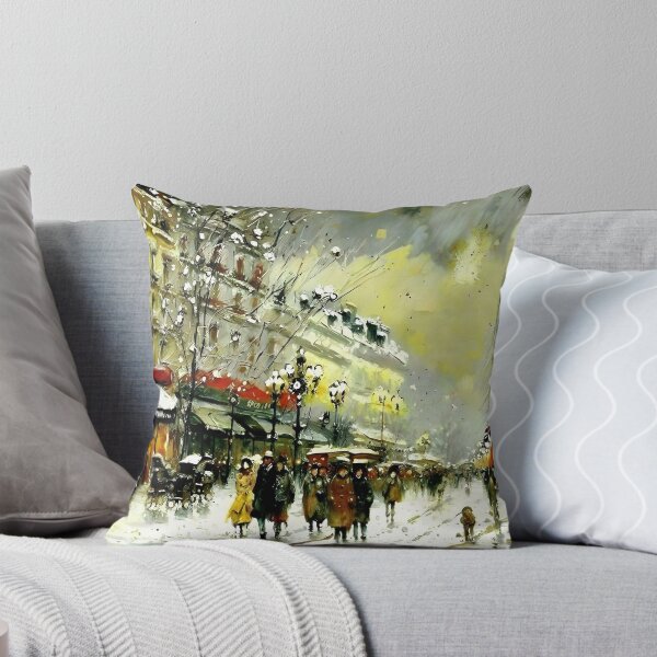 Aperçu de l'œuvre Boulevard des Capucines à Paris, un paysage Belle Époque (5) créée et vendue par artdesignsnow.
