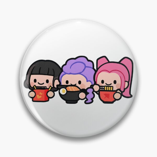 Item preview, Kpop Demon Hunters Chibi Trio Fun Style designed and sold by nighto-0W.