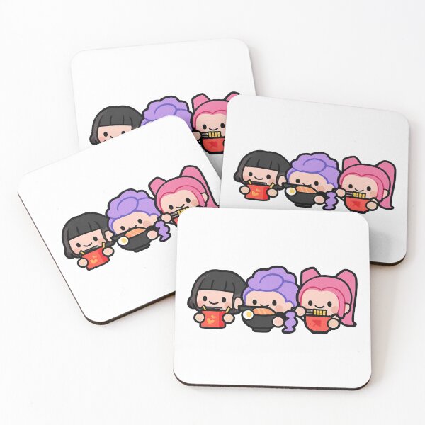 Item preview, Kpop Demon Hunters Chibi Trio Fun Style designed and sold by nighto-0W.