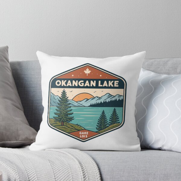 Item preview, Okanagan Lake Sunset – Minimalist Mountain Reflection Design designed and sold by VividOrganica.