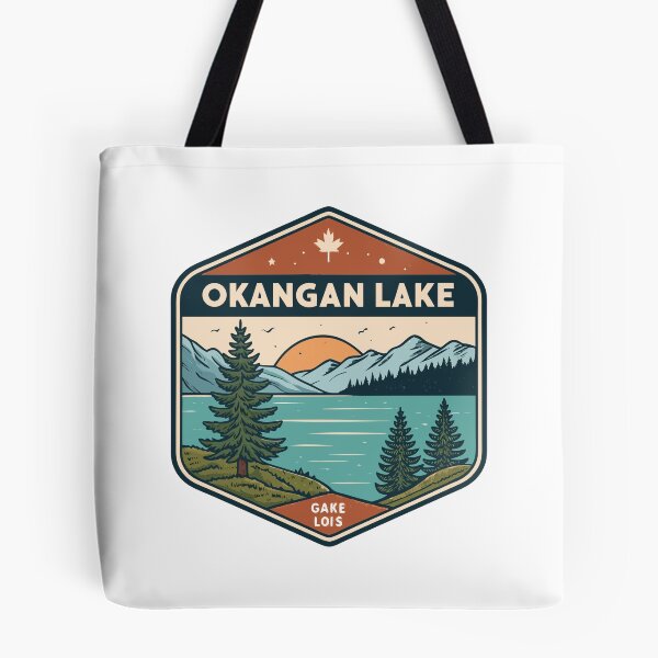 Item preview, Okanagan Lake Sunset – Minimalist Mountain Reflection Design designed and sold by VividOrganica.