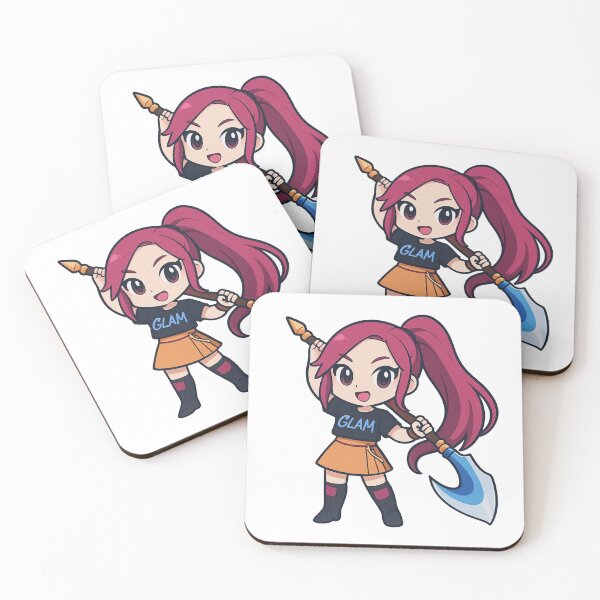 Item preview, Kpop Demon Hunters Mira Blade Attack Chibi designed and sold by nighto-0W.