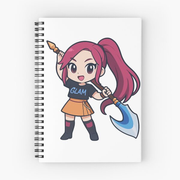 Item preview, Kpop Demon Hunters Mira Blade Attack Chibi designed and sold by nighto-0W.