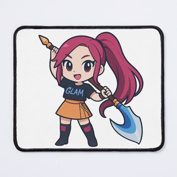 Item preview, Kpop Demon Hunters Mira Blade Attack Chibi designed and sold by nighto-0W.