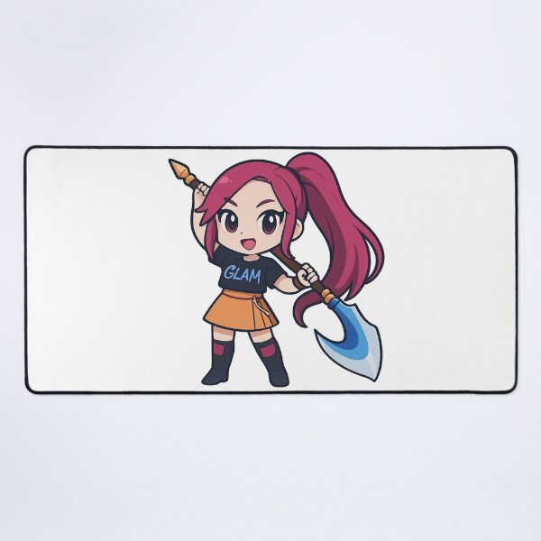 Item preview, Kpop Demon Hunters Mira Blade Attack Chibi designed and sold by nighto-0W.