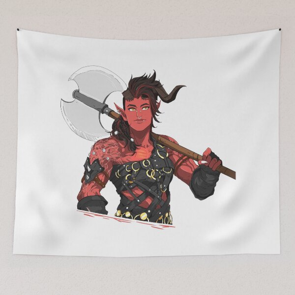 Item preview, Karlach Baldurs Gate 3 designed and sold by lynxfang-art.