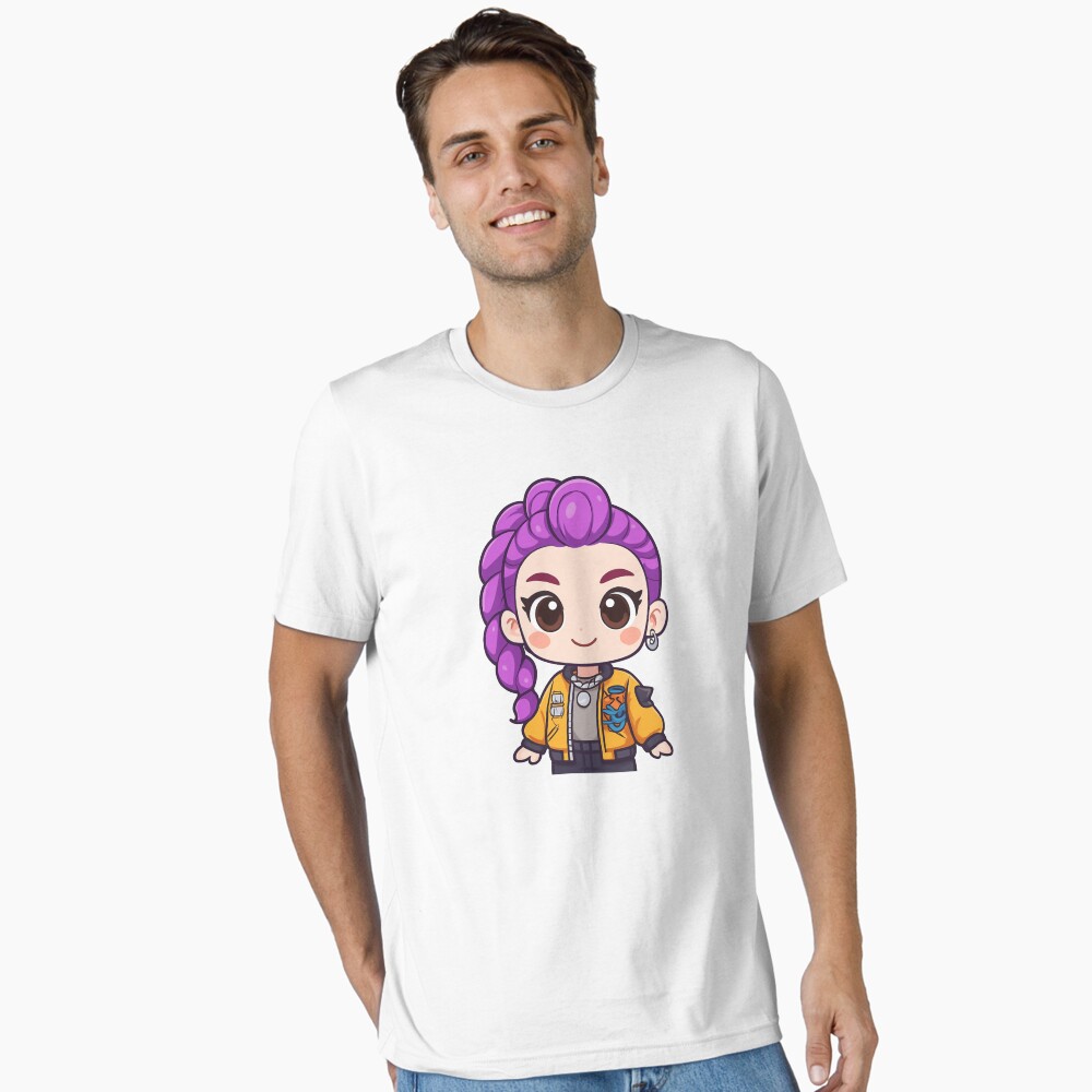 Kpop Demon Hunters Rumi Jacket Chibi Style Poster