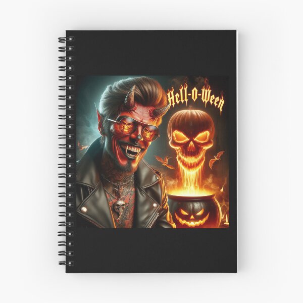 Item preview, Helloween Demon Rock Gothic Blaze designed and sold by Voodoo Store Paranormal Collections.